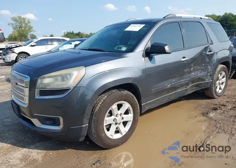 2013 GMC Acadia Sle-2 из США, поврежденный, VIN 1GKKVPKD2DJ214107